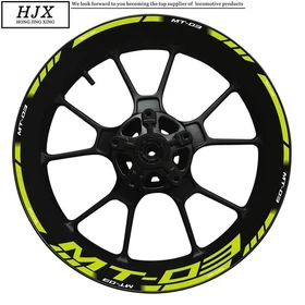 Mt 03 Motorcycle Wheel Decal 17'' Rim Sticker Wheels Sticker For Yamaha Mt-03