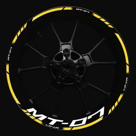 Wheel Hub Rim Decorative Decal Reflective Sticker For Yamaha MT-07 mt07