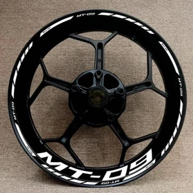 For Yamaha MT-09 mt09 Wheel Hub Rim Decorative Decal Reflective Sticker