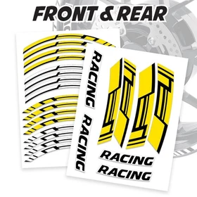 JAZZ19 17'' Rim Wheel Stickers Decal Graphic Kit Set For Yamaha MT10 18-21 20 19