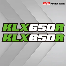 For Kawasaki KLX650R Motorcycle Swing Arm Decal Sticker Graphics Kit 2pcs 9x1.5"