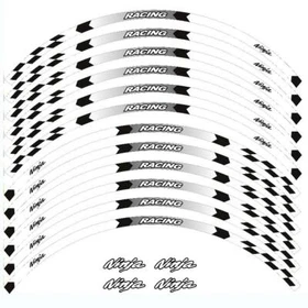 17" Rim Stripes Wheel Tape Sticker Decals For KAWASAKI NINJA 600RX 750R 650 650R