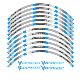 FIT FOR YAMAHA MT-09 TRACER MOTORCYCLE RIM STRIPES WHEEL DECALS TAPE STICKERS