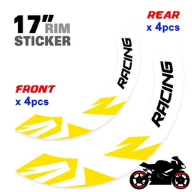 For Yamaha MT10 18-24 23 22 21 20 19 Wheel Inner Rim Stickers 17 inch S09W Red