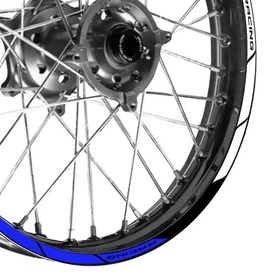 Orange 21" 19" P04B Dirt Bike Wheel Stickers For Honda CRF 450R 02-23 22 21 20