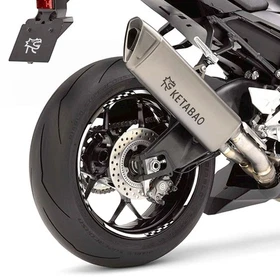 For Yamaha MT07 18-24 23 22 21 20 19 Wheel Edge Rim Stickers 17 inch C01B Yellow