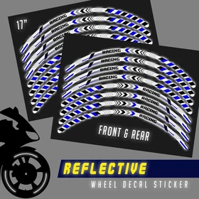 SH16 Blue Reflective Wheel Sticker Tape For Honda CB190R 19-20