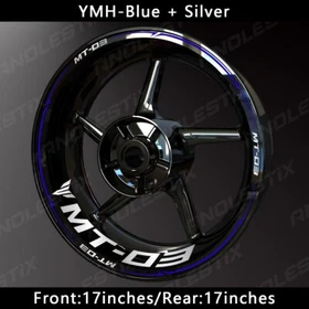 Reflective Motorcycle Wheel Sticker Rim Tape Decals Fits For YAMAHA MT03