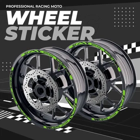 Blue 17'' Rim Wheel Sticker Decal Strip Tape W01B For Honda CB190R