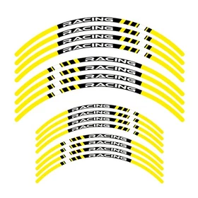 For HONDA XR 650L 93-09 08 07 Wheel Stickers Rim 21" 18" Dirt Bike P01B Yellow