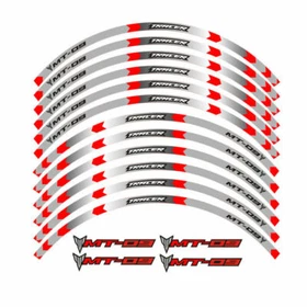 RIM "17 STRIPES WHEEL DECALS TAPE STICKERS FOR YAMAHA MT-09 TRACER
