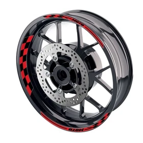 Red 17'' Rim Wheel Sticker Decal Strip For Honda CBR650R 2019-2020