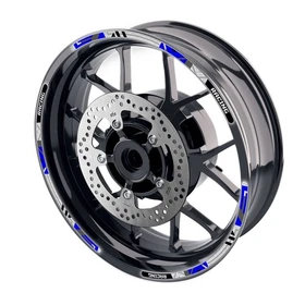 Blue 17" Rim Reflective Wheel Stickers SH26 For Triumph Daytona 1200 94 95 96 97