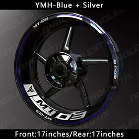 Reflective Motorcycle Wheel Sticker Rim Tape Decals Fits For YAMAHA MT03