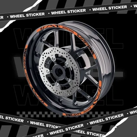 Green 17'' Rim Wheel Sticker Decal Strip Tape W01B For Kawasaki Ninja ZX-14R