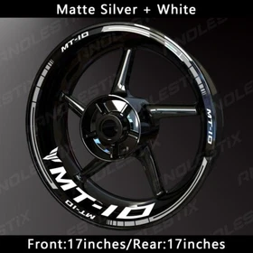 Reflective Motorcycle Wheel Sticker Rim Tape Decals Fits For YAMAHA MT10