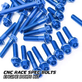 26 PCS CNC Crankcase Engine Case Cover Bolts For Yamaha YZF R1M 2015-2022