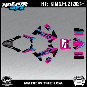 Graphics Kit for KTM Electric Mini SXE2 (2024+) OG Crew Series - Magenta