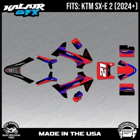 Graphics Kit for KTM Electric Mini SXE2 (2024+) OG Crew Series - Red