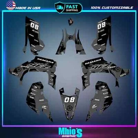 Yamaha YFZ 450R 450X Graphics kit 2014 2016 2018 to 2025 decals stickers ATV UTV