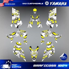 Yamaha YFZ 450R 450X Graphics kit 2014 2016 2018 to 2025 decals stickers ATV UTV