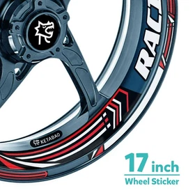 Racing BP 17 inch Rim Wheel Stickers Decals For Yamaha FZ07 MT-07 18-21 20 19