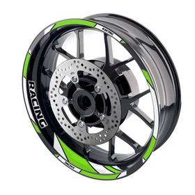 GP06 D-Green Racing 17" Rim Wheel Sticker For Yamaha FZ10 MT-10 18 19 20 21