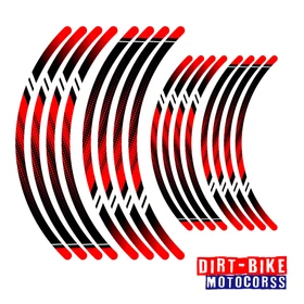 DOT01 Dirt Bike Wheel Rim Stickers For Honda XR650L 2012-2020 19 18 17