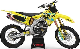 Throttle Syndicate 2020 Team Suzuki RM Army Graphic Kit - Motocross Dirt Bike Of