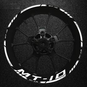 For Yamaha MT-10 mt 10 Wheel Hub Decal Full Set 17 Inch Rim High Quality Sticker