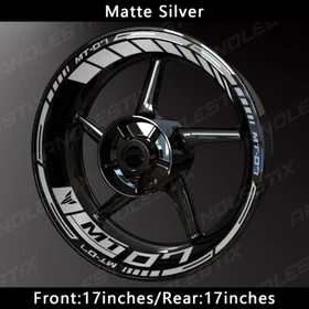 Reflective Motorcycle Wheel Sticker Rim Tape Decals Fits  For YAMAHA MT07