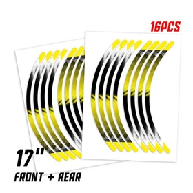 For Yamaha FJ09 MT-09 Tracer 18 19 20 17 inch Wheel Sticker Red COMB