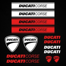 Ducati Corse decal set 1199 1299 Diavel 1100 1200 Panigale sticker motorcycle