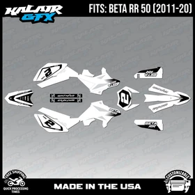 Graphics Kit for Beta RR50 (2011-2020) Flight Series - WHITE