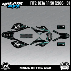 Graphics Kit for Beta RR50 (2006-2010) Rift Series - TEAL