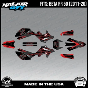 Graphics Kit for Beta RR50 (2011-2020) Vizion Series - RED-SHIFT