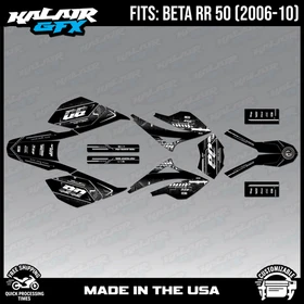 Graphics Kit for Beta RR50 (2006-2010) Rift Series - WHITE