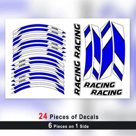 Red Custom Wheel Decal Stickers GP06 For Honda CB650F CB650R