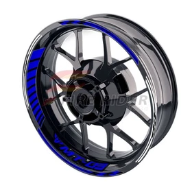Blue Wheel Rim Sticker Model Kit For Yamaha 17 inch Wheel Motorcycles