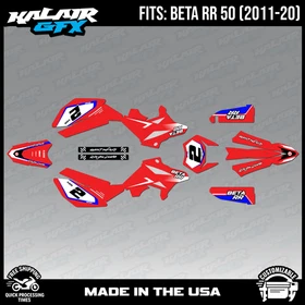 Graphics Kit for Beta RR50 (2011-2020) Flight Series - RED