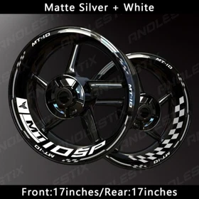 Reflective Motorcycle Wheel Sticker Rim Tape Decals Fits For YAMAHA MT10SP