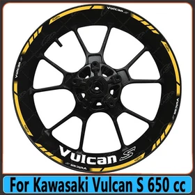 For Kawasaki Vulcan S 650 cc Wheel Hub Rim Decorative Decal Reflective Sticker