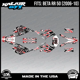 Graphics Kit for Beta RR50 (2006-2010) Twitch Series - RED-SHIFT