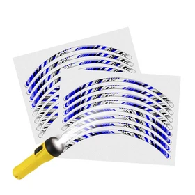 Reflective Wheel Sticker Stripes SH15 For Aprilia Dorsoduro 750 2008-2017