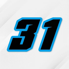 S24 Custom Racing Number Sticker Vinyl Decals 3 pcs For Yamaha Suzuki TM
