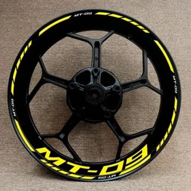 For Yamaha MT-09 mt09 Wheel Hub Rim Decorative Decal Reflective Sticker