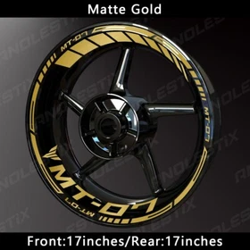 Reflective Motorcycle Wheel Sticker Rim Tape Decals Fits For YAMAHA MT07