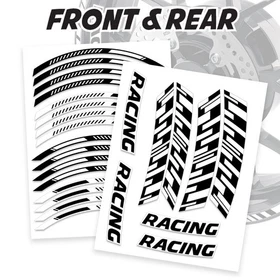 FC66 17'' Rim Wheel Stickers Decal Kit For Triumph STREET TRIPLE 675 07-21 20 19