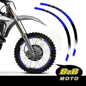 YELLOW HONEYCOMB Wheel Stickers Decals Dirt Bike For Honda XR 400R 96-04 02 03