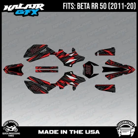 Graphics Kit for Beta RR50 (2011-2020) Twitch Series - RED